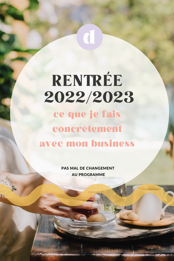 Utiliser l'été pour refondre tout un tas de trucs dans mon quotidien d'entrepreneur